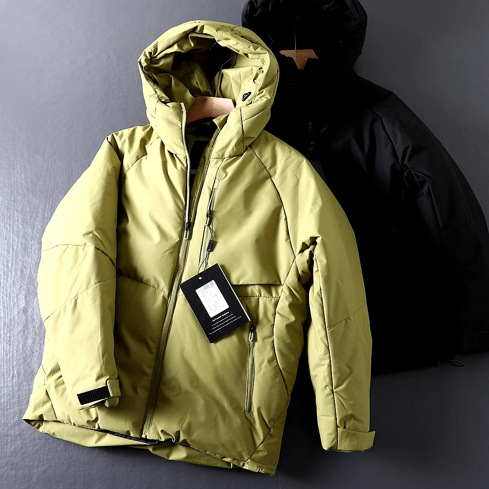 

Waterproof Windproof Winter Men's Outdoor Wear Resistant Tearable High Loosen Hat Warm Cotton Jaet Trendy Casual