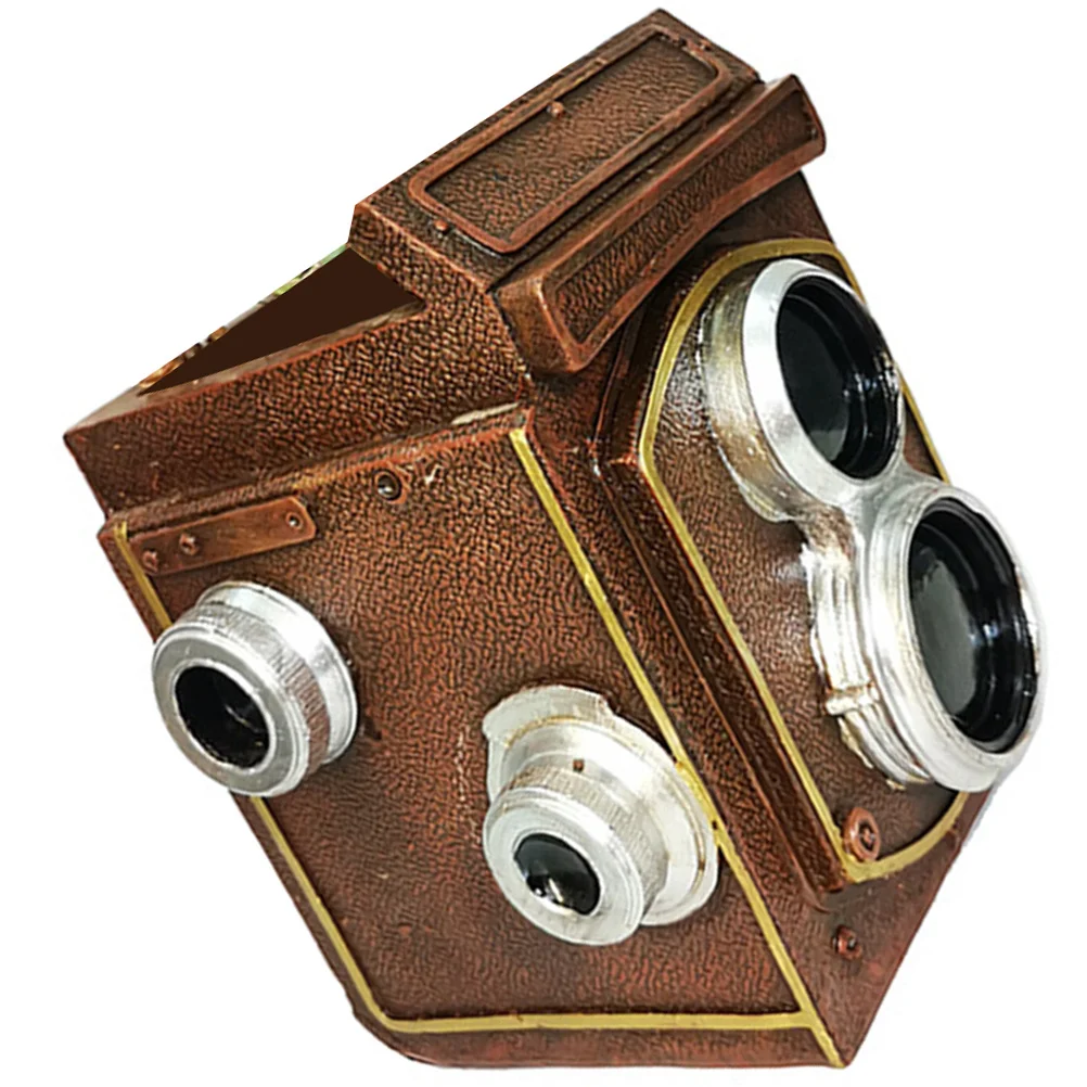 

Retro Camera Flowerpot Resin Small Succulent Plant Pot for Home Office Garden Balcony Window Decoration Retro Camera Flowerpot