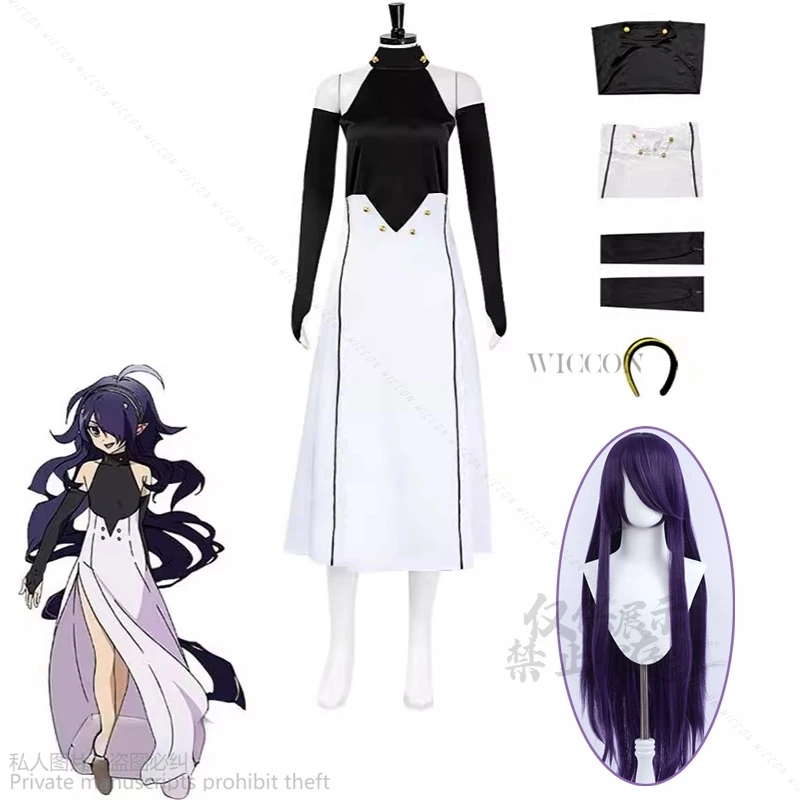 

Anime Asuramaru Cosplay Seraph Of The End Cosplay Costume High Quality Dress Full Set Purple Long 100cm Wigs Roleplay Halloween