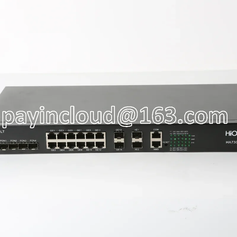 10G Epon Olt 4 Ports 4PON 2 10GE Uplink Single Power Without SFP Modules HA7304NX