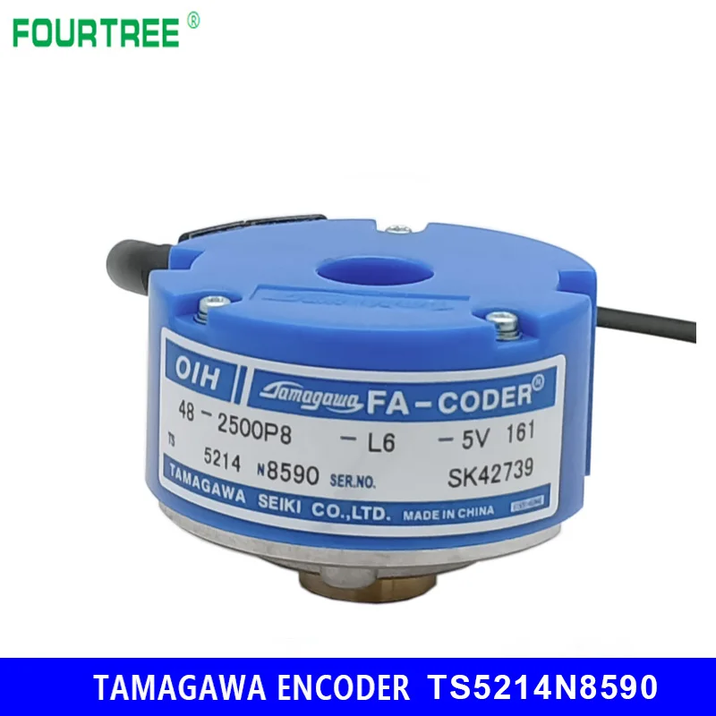 

48-2500P8-L6-5V TS5214N8590 TAMAGAWA Servo Motor Encoder New Orginal Incremental 2500P/R