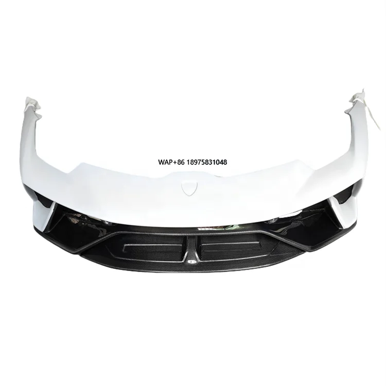 

Semi Carbon Fiber P-style Car Accessories Front Bumper Body Kit for LP610 LP580 Body Kit