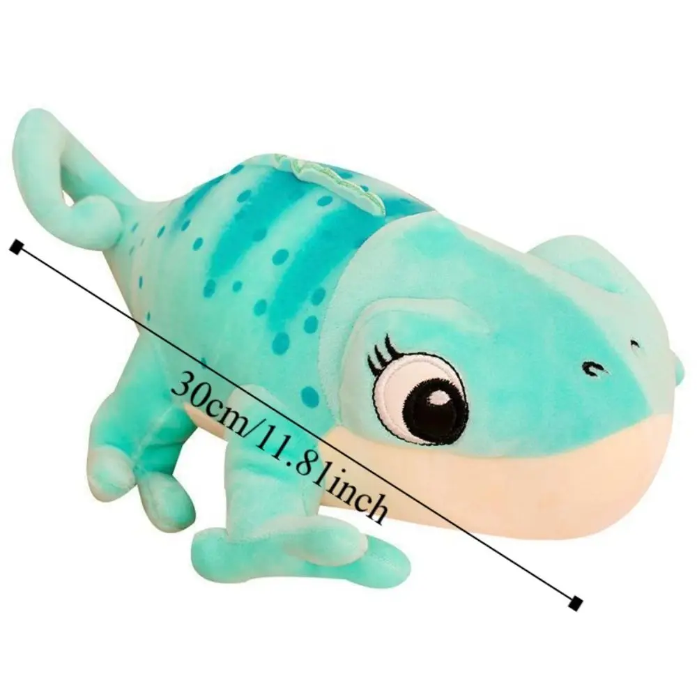 Slaapkussen Grote ogen Pluche Hagedis Pop Cartoon Knuffeldier Pluche Hagedis Speelgoed 30 cm Creatieve bank