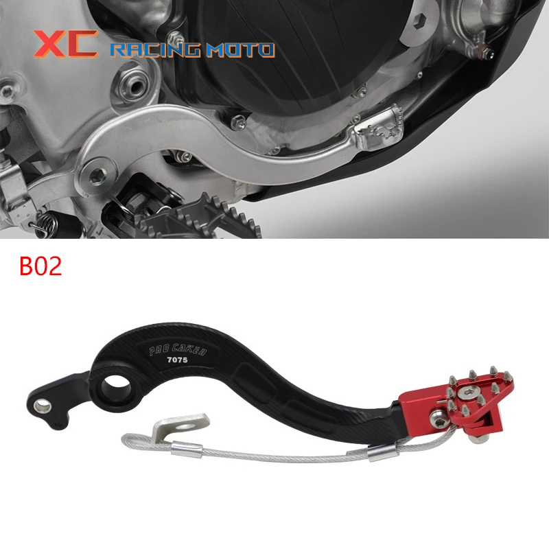 

CNC Forged Rear Brake Pedal Lever Brake Saver For Honda CRF250R 2004-2020 CRF450R 2005-2020 2019 2018 2017 CRF450RX 2017-2019