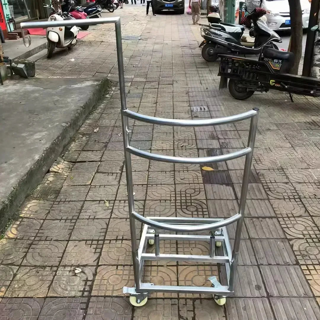 Drum and Gong Stands Drum Carts with Wheels Portable Gong Stand Lion Dance
