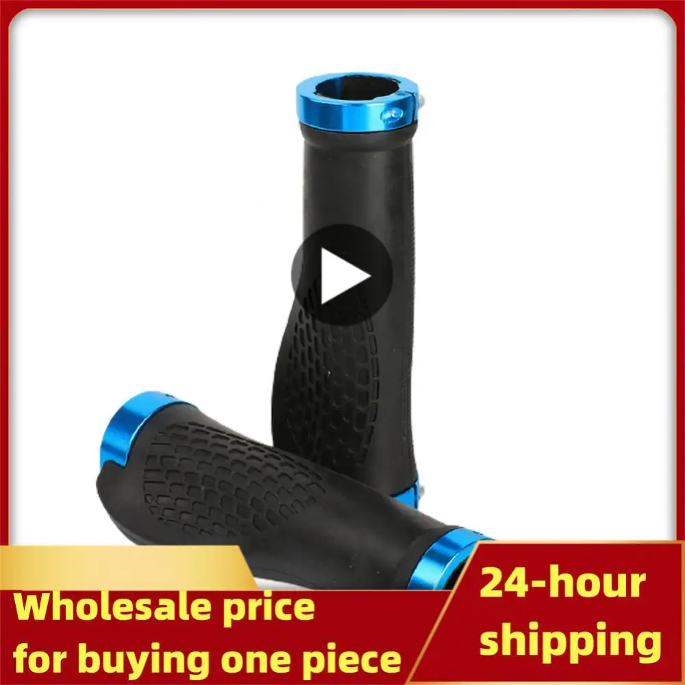 Handlebar Grips Rubber Soft Non-slip Dust-proof MTB Bike Handle Cover Grips Riding Equipment Accessories