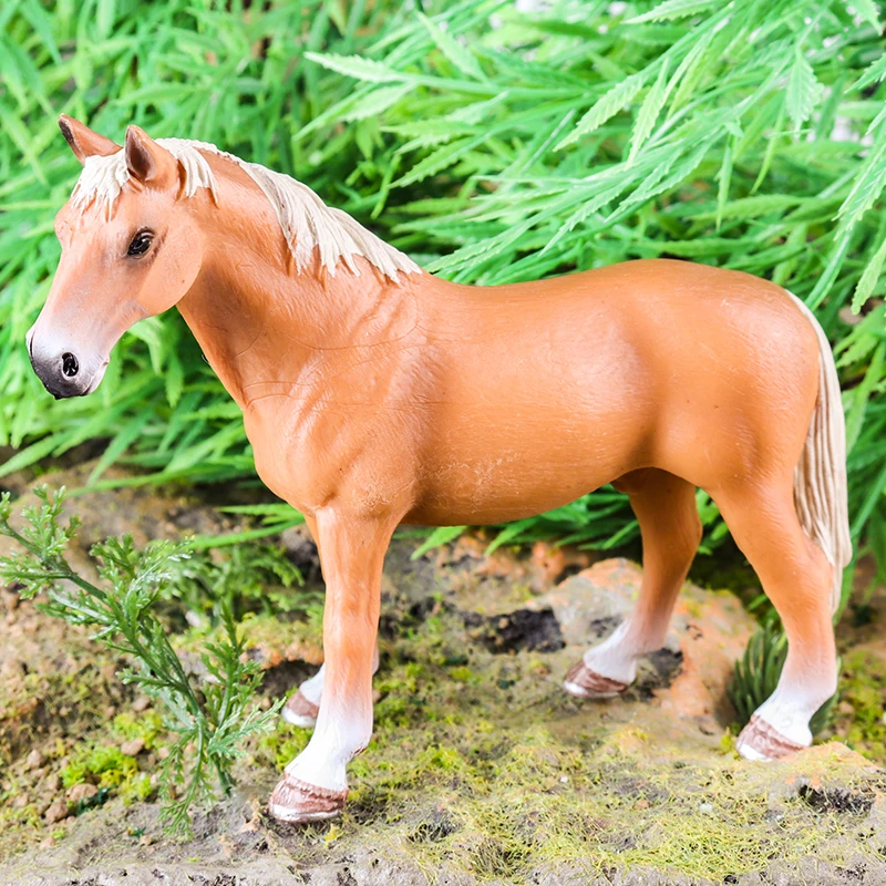Oenux Simulatie Boerderijdieren Paard Ros Model Actiefiguren Sorraia Lipizzaner Beeldjes Effen PVC Decoratie Speelgoed Kindercadeau
