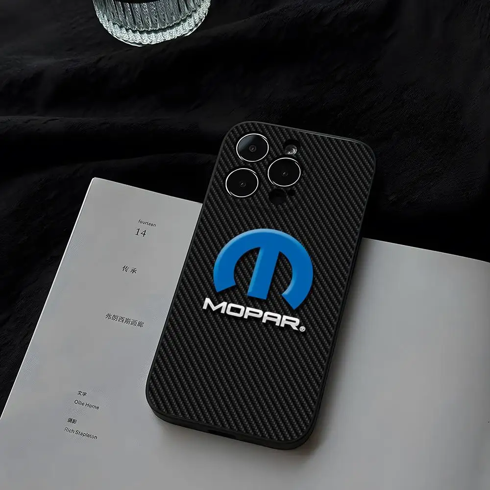 Чехол для телефона M-Mopar с логотипом автомобиля для iPhone 14, 17, 13, 15, 11, 16 Pro Max, 12 Pro Max, Mini, Xr, Xs, X, 7, 8 Plus