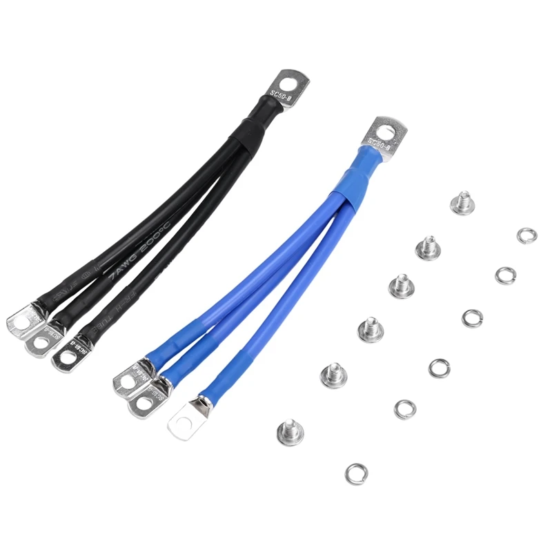 

A38T-1 Set Wire 7AWG Heatproof Soft Silica Gel Wire Cable With Copper Nose For BMS Battery Protetcion Board