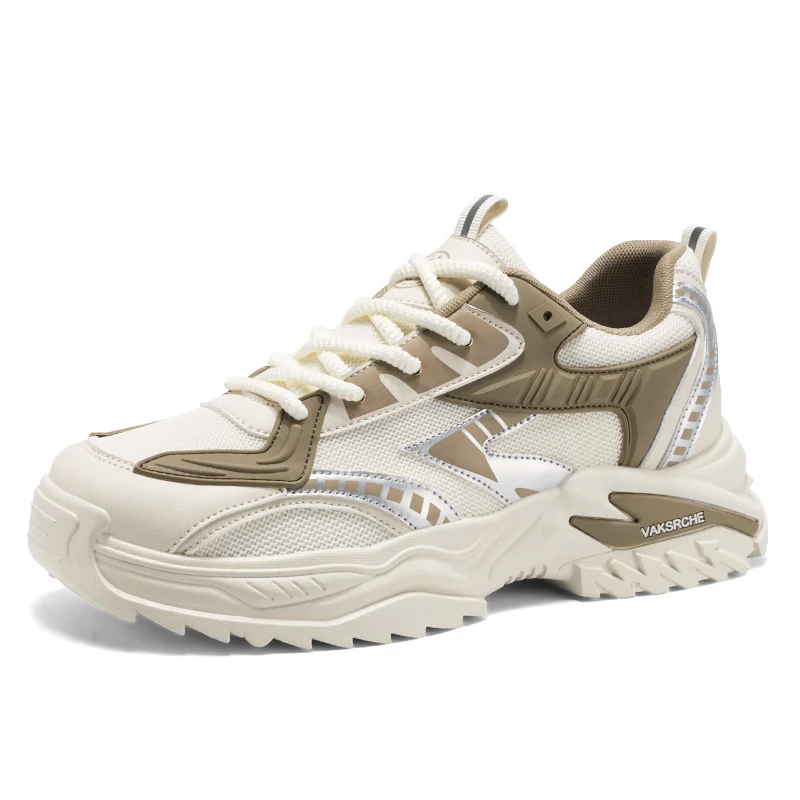 أحذية الأب العصرية للرجال لربيع وخريف 2025 - أحذية رياضية عصرية بنعل سميك قابلة للتنفس، أنيقة ومتعددة الاستخدامات #4