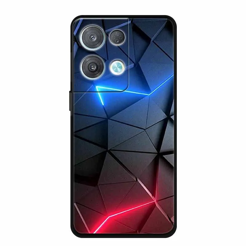 For OPPO Reno 8 Pro 5G Cases Fashion Soft Silicone TPU Shockproof Back Covers For OPPO Reno8 Pro + Plus Phone Case Protect Couqe