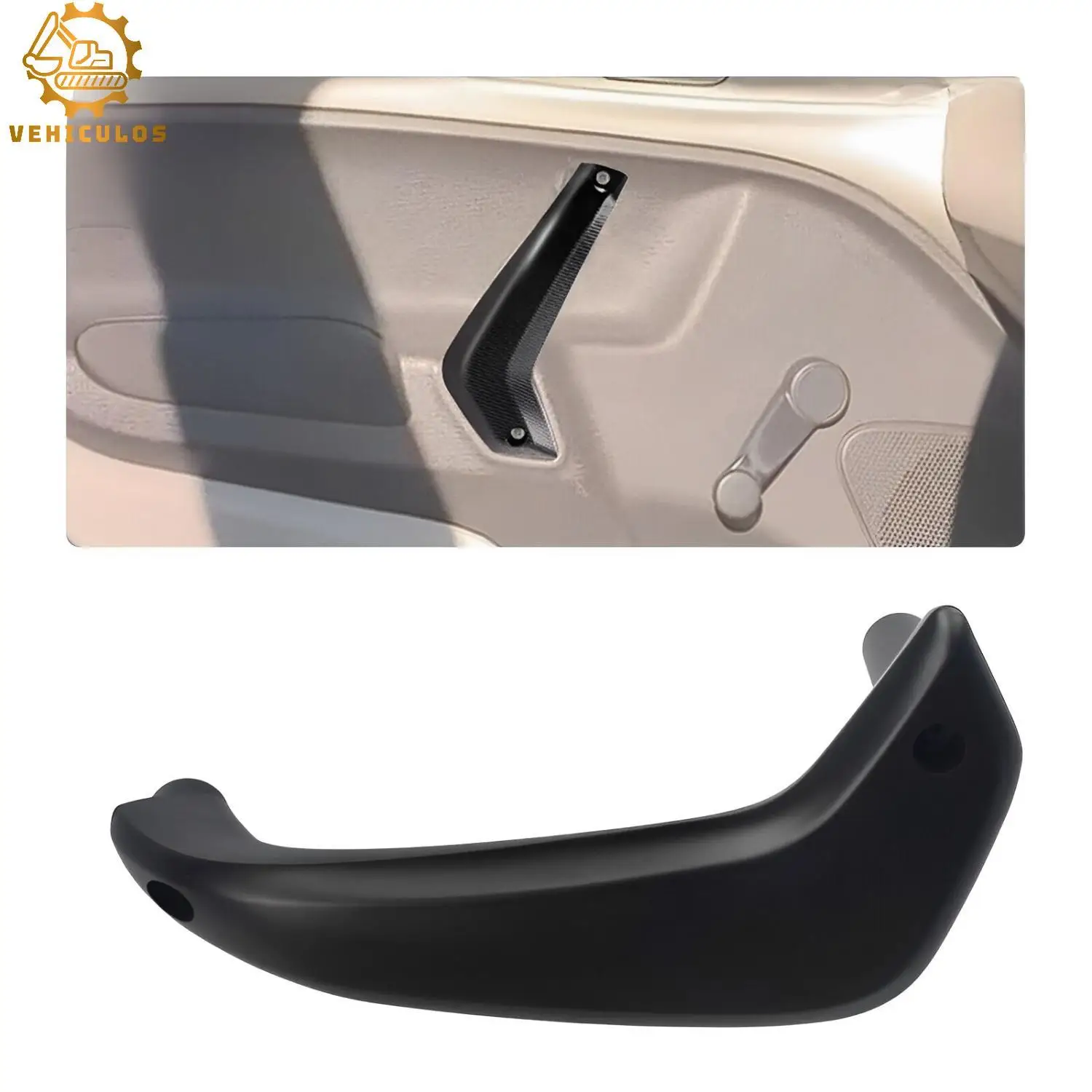 

1PCS Left Driver Side Inner Door Pull Handle D2BB-A23943-CA35B8 G2BZ-5823943-JA For 2011-2020 Ford Fiesta Manual Window Interior