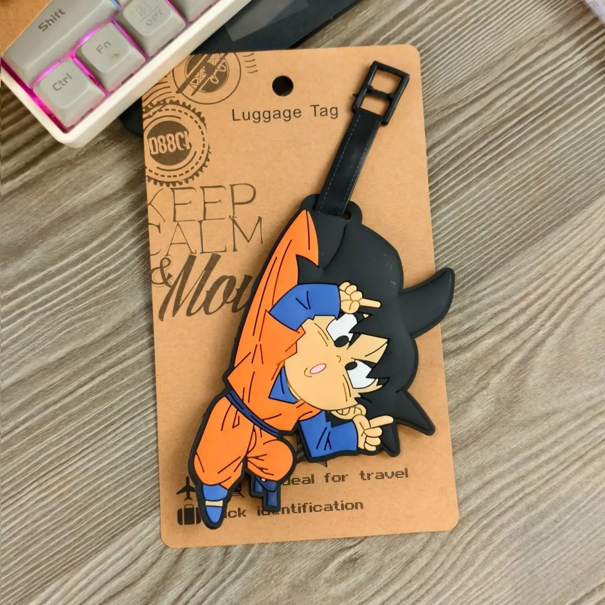 Neuer Dragon Ball Son Goku Majin Buu Vegeta Cartoon Niedlicher Gepäckanhänger für Reisegepäck – Hochwertiger Anhänger mit exquisiter Dekoration – Detail 9