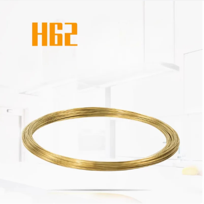 1Meter Solid Brass Wire 0.3mm 0.5mm 0.7mm 1mm 1.2mm 2mm 2.5mm 3mm 4mm 5mm For DIY Jewelry Making Craft