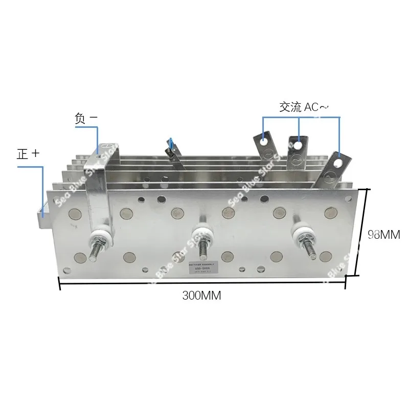 

Второй гарантии Сварочный аппарат Сварочный аппарат Выпрямительный мост USD400ADS300A500A250A Выпрямительное зарядное устройство Мост из алюминиевой пластины