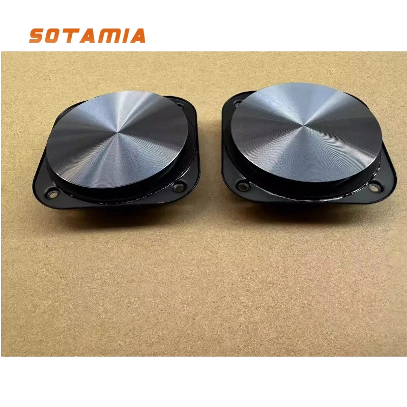 

SOTAMIA 2Pcs 3 Inch Ultra-thin Subwoofer 4 Ohm 12.5W Brushed Basin Waterproof Speaker Super Bass Audio Speaker HIFI Loudspeaker