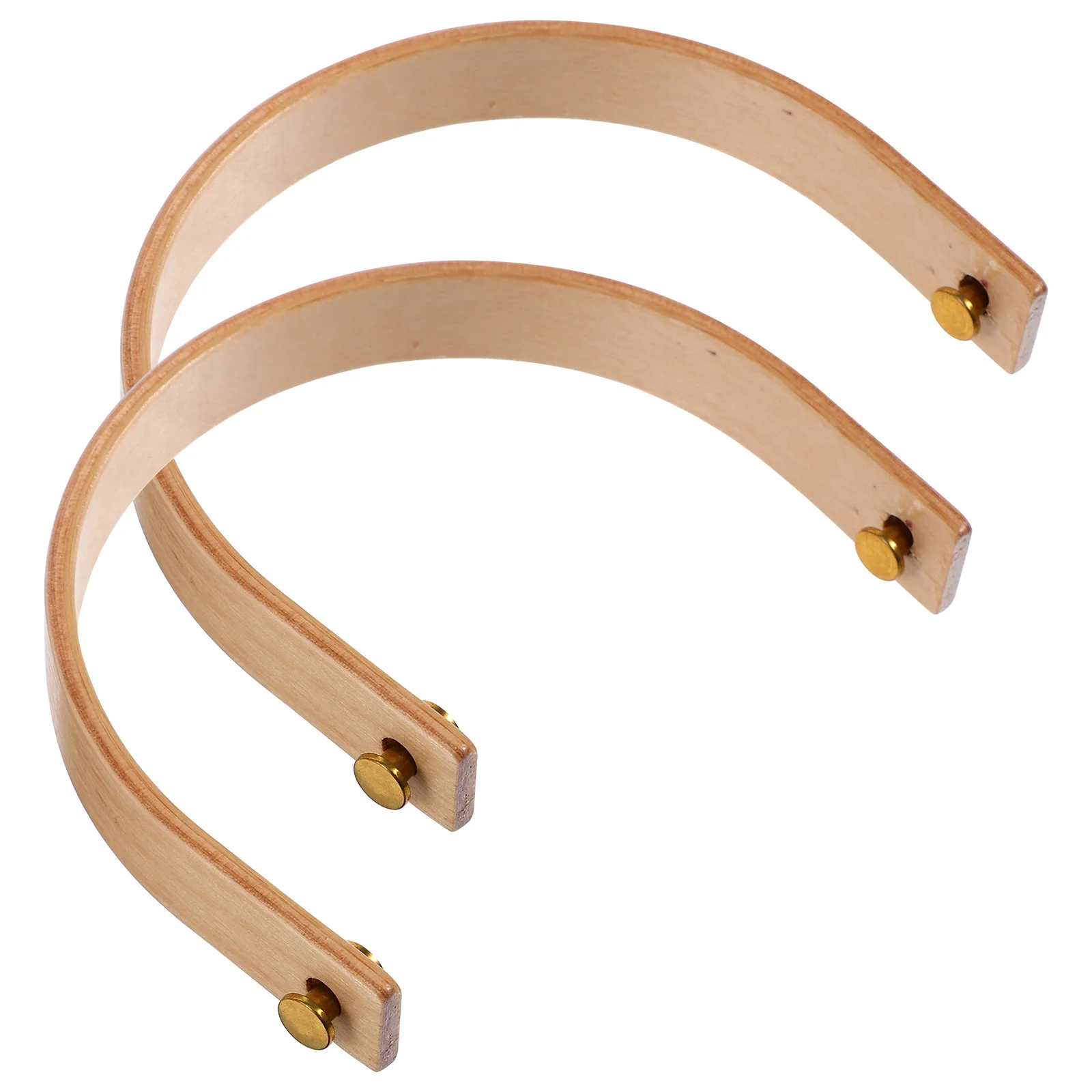 

2Sets Premium Beech Wood Teapot Handle Replacement Sturdy Wear-Resistant U-Shaped Kettle Grip for Heavy Duty Cooking Ergonomic