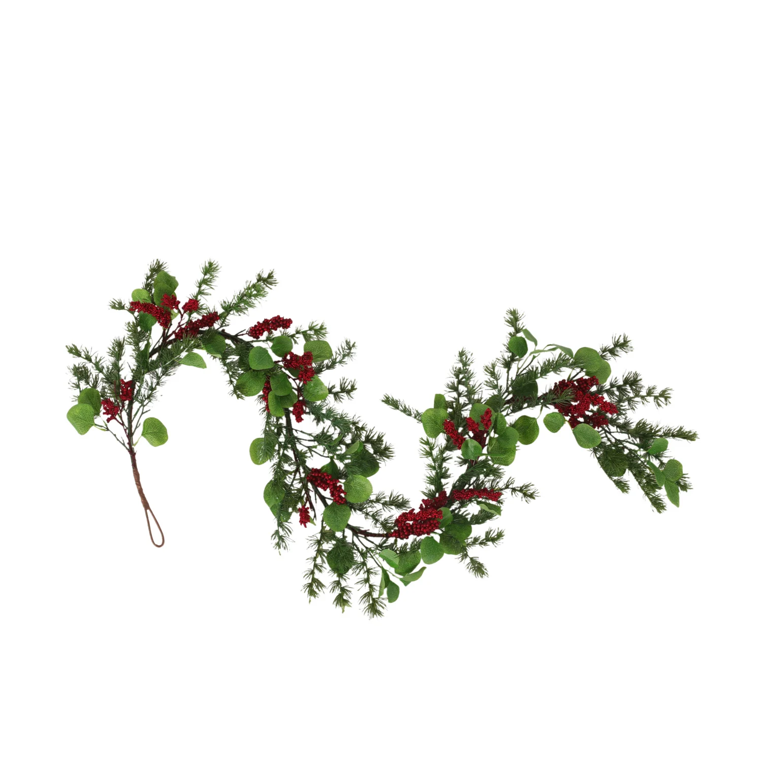 

5' Leaves/Berry Garland - Festive Thanksgiving and Christmas Decor