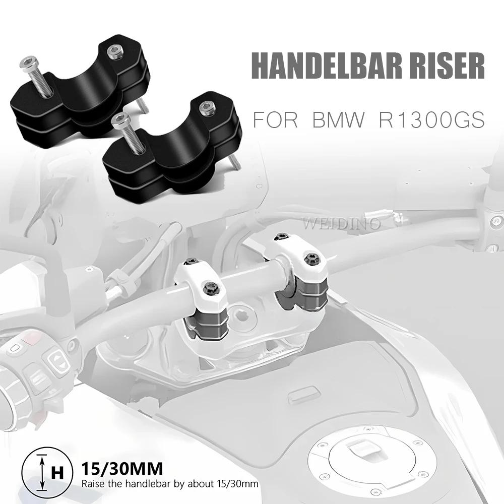 

For BMW R1300GS Handlebar Riser Clamp Motorcycle Heighting Accessories