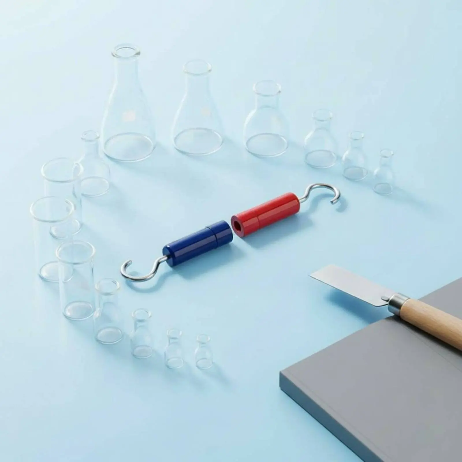 Modelo de Demostración de Cohesión, Ayuda Didáctica, Modelo de Atracción Intermolecular, Equipo de Ciencias Escolares, Caja de Almacenamiento de Plástico para Profesores