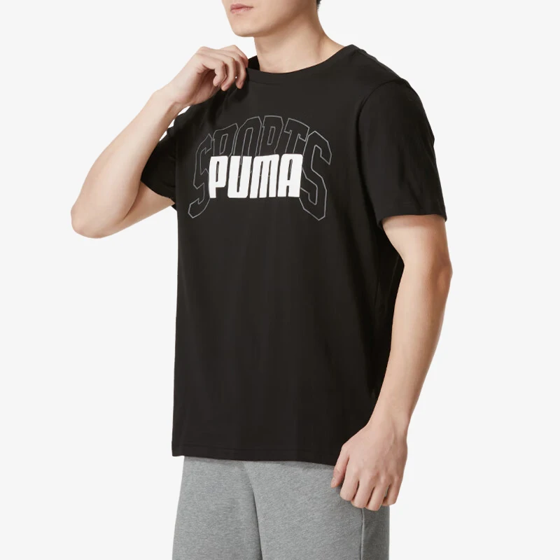 

Оригинальная новая мужская повседневная и модная свободная футболка с короткими рукавами Puma 630560-01