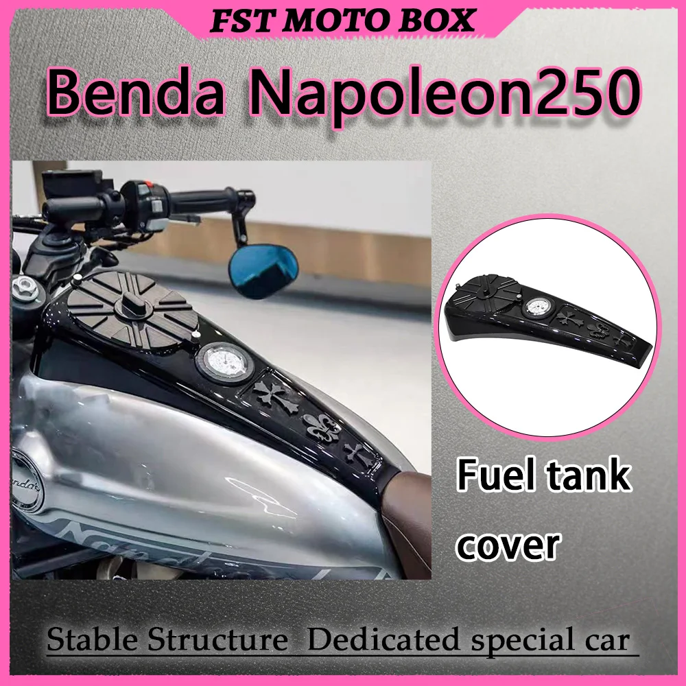 FOR Benda Napoleon250 Fuel Tank Gauge Cover Waterproof Scratch-Resistant Retro Decoration Molded-In-One American Style