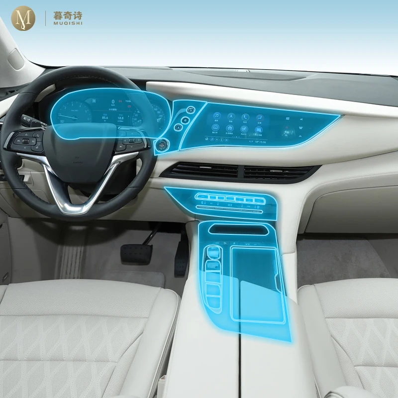 

Предварительно вырезанная внутренняя защитная пленка PPF/TPU для салона автомобиля для Buicl Enclave 2020-2025, экран консоли против старения царапин