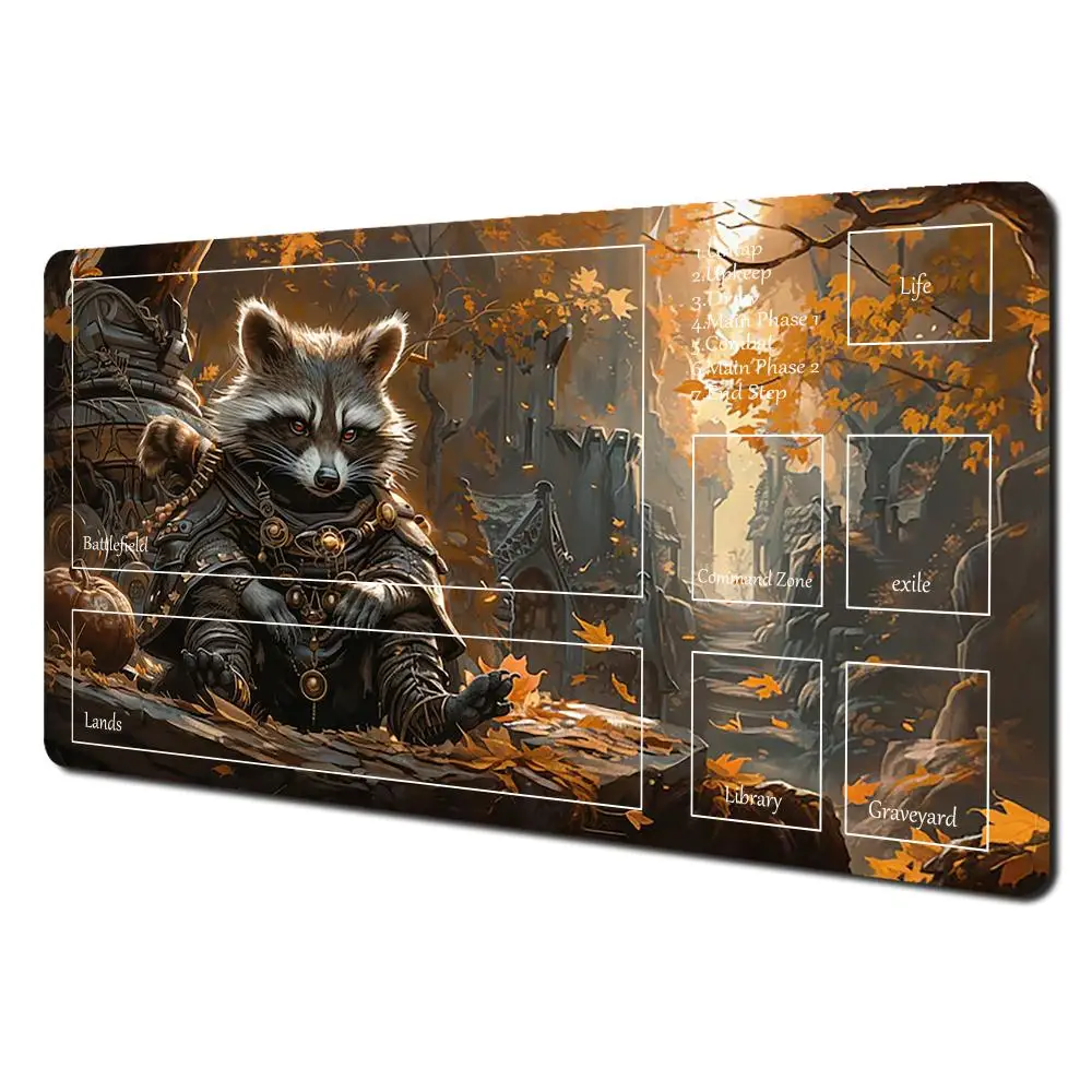 

Interesting Possum Mouse pad Fantasy-themed TCG gamme playmat play mat Duel pads Beginner Card Battles Commander Gaming Deskpad