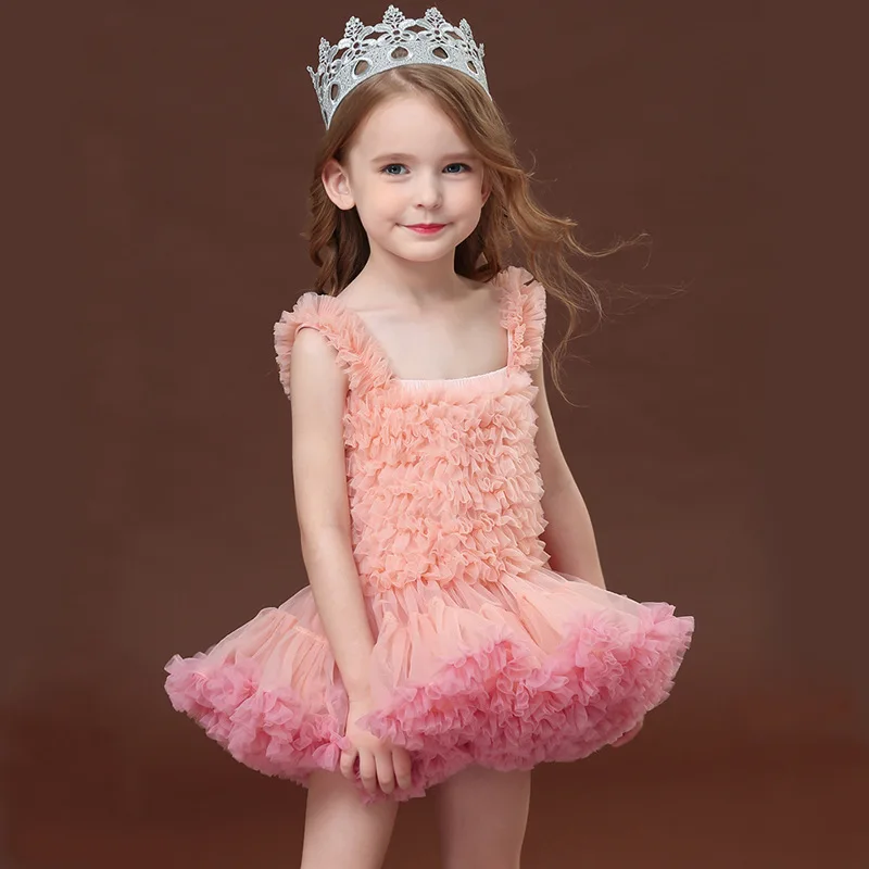 

In Stock Best-Seller on Douyin Summer ChildrenTUTUSkirt Girls' Dance Dress Photography Birthday Straps Tulle Pettiskirt