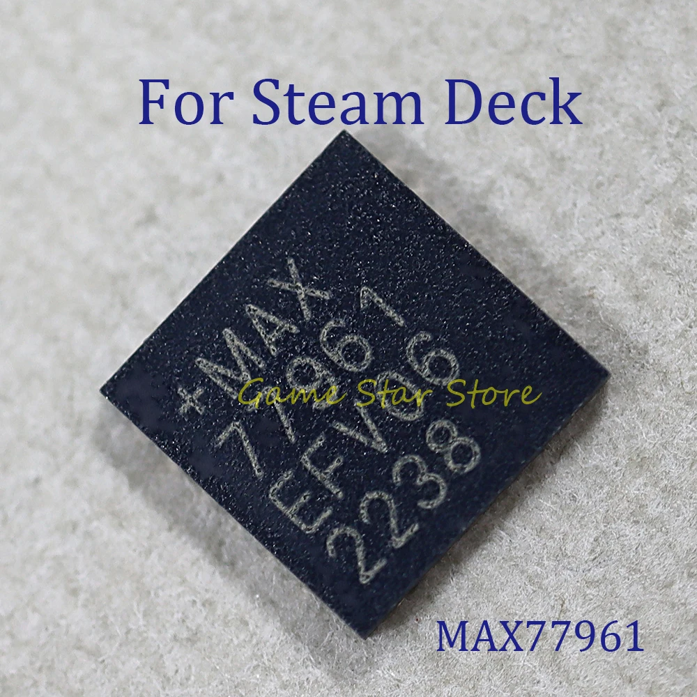 

1pc Original MAX77961 IC For Steam Deck EFV06+ MAX77961E FC2QFN-30 Power Management Chip Game Accessories