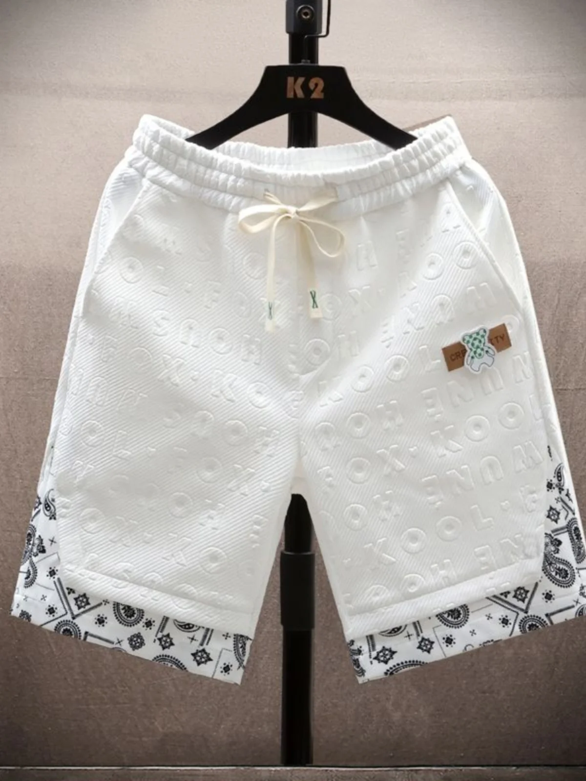 

Cartoon ort Pants Men's Summer Cool Feeling Five-Part Large Size Sports Loose Fit Regular Length Pure Color Big Boys orts