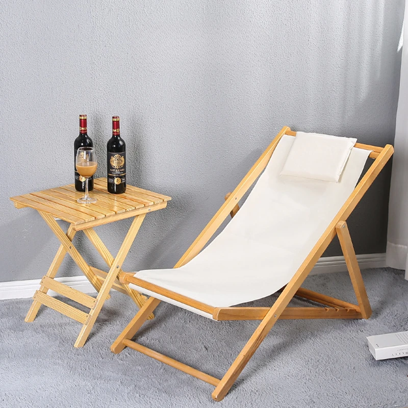 Nordic Folding Beach Chairs Outdoor Travel Seaside Sun Loungers Beach Chair Ultralight Portable Solid Wood Furniture Sillas FYBC