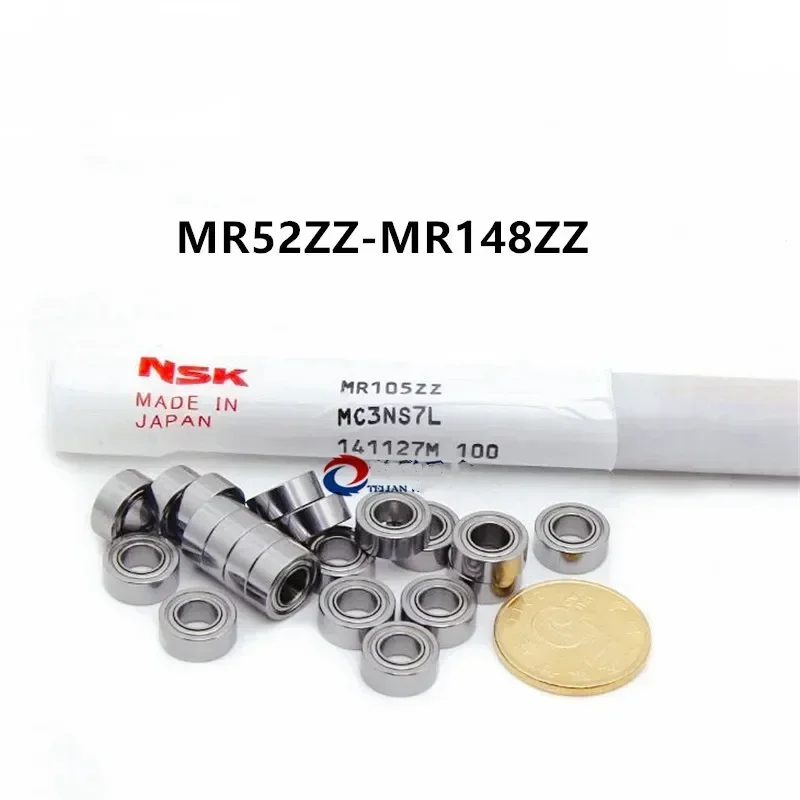 NSK Mini bearings miniature For race cars robot Slot car 3D printer MR52 ZZ MR62ZZ MR63ZZ MR74ZZ MR84ZZ MR85ZZ MR106ZZ MR126ZZ