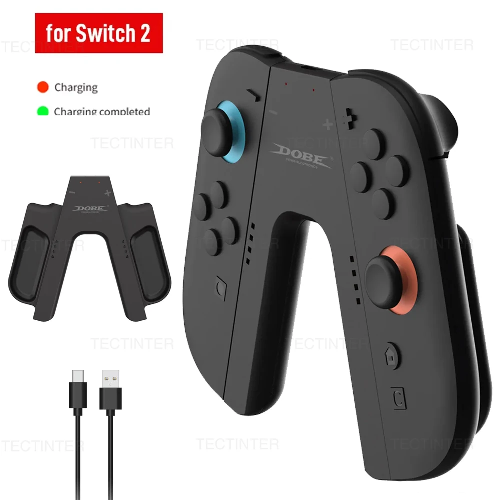 قبضة شاحن للتبديل 2 JoyCon تحكم قبضة مقبض قوس قاعدة محطة شحن محمولة للتبديل 2 ملحقات الألعاب #1