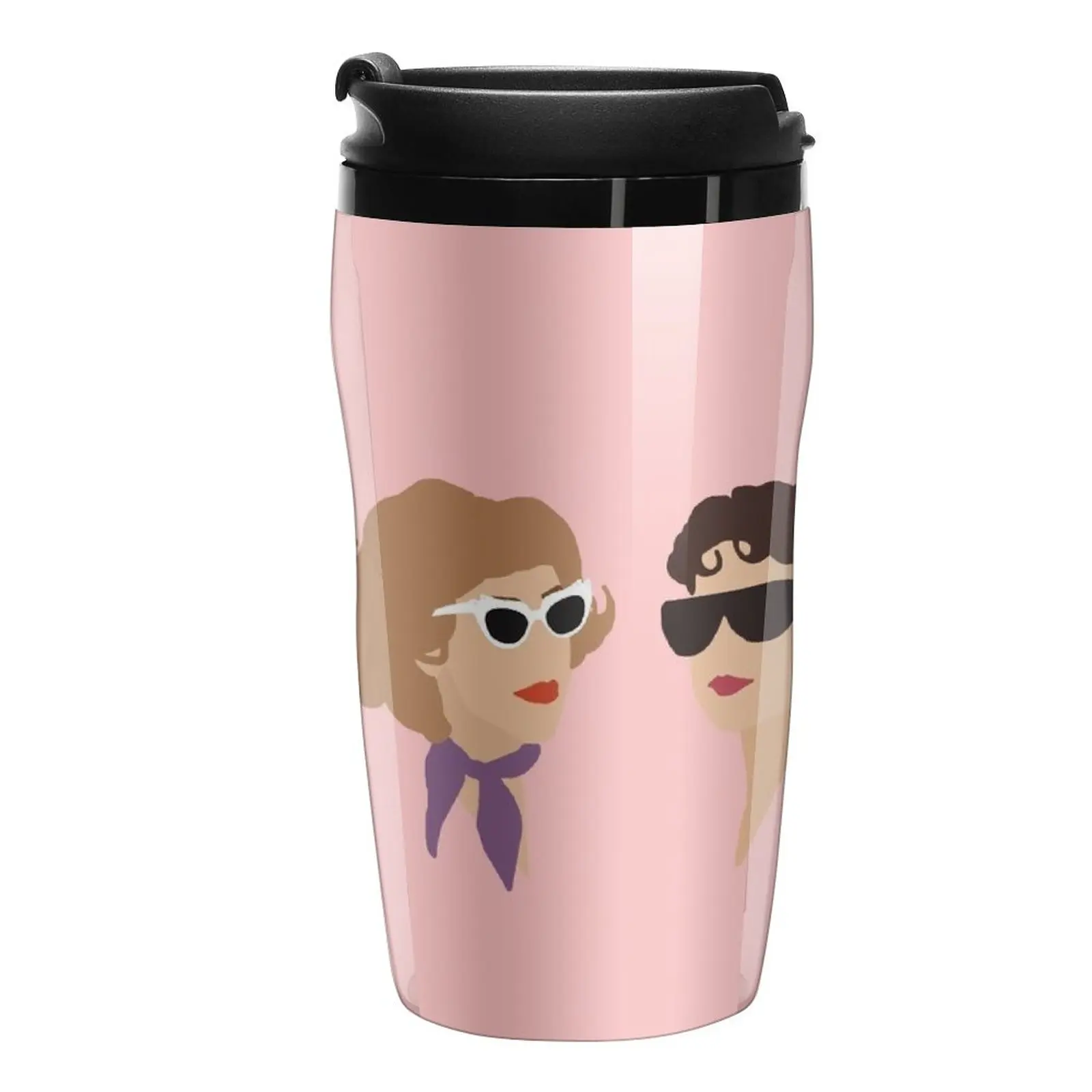 

New Pink Ladies Travel Coffee Mug Black Coffee Cup Coffe Cups