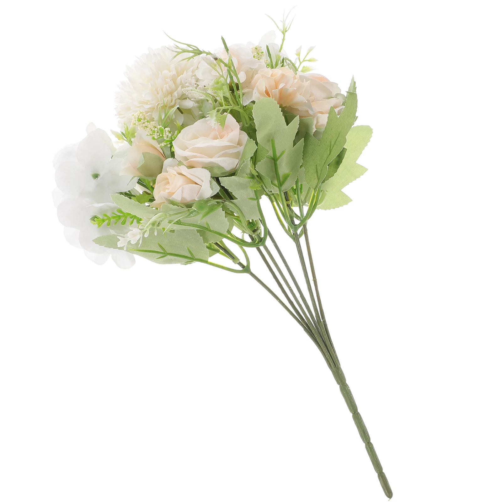 

Artificial Rose Flower Bunch Lifelike Bouquet Diy Home Decoration Party Wedding Ornament 3 Head Decoration Supplies For