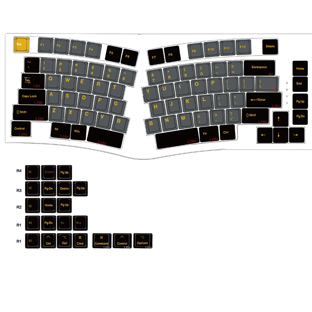 Imagem -05 - Teclado q8 Q10 Teclado Mecânico Compatível com mx Perfil Alice75 80