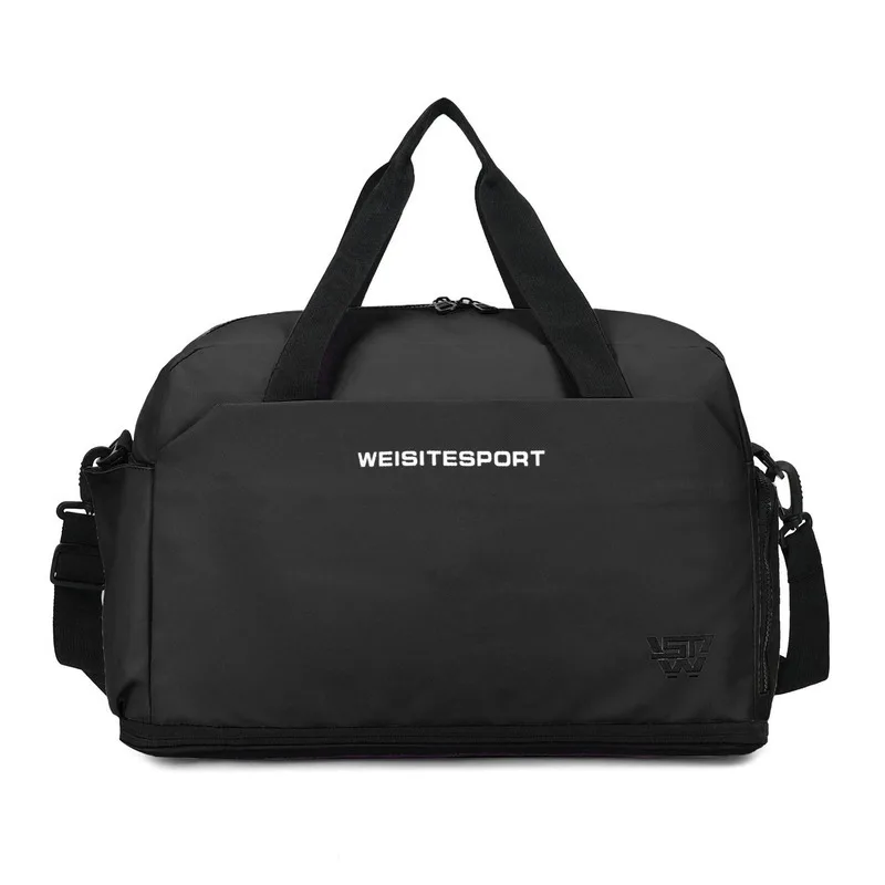 2024 New fitness bag for men, large capacity travel handbag, sports outdoor luggage bag, short distance travel bag