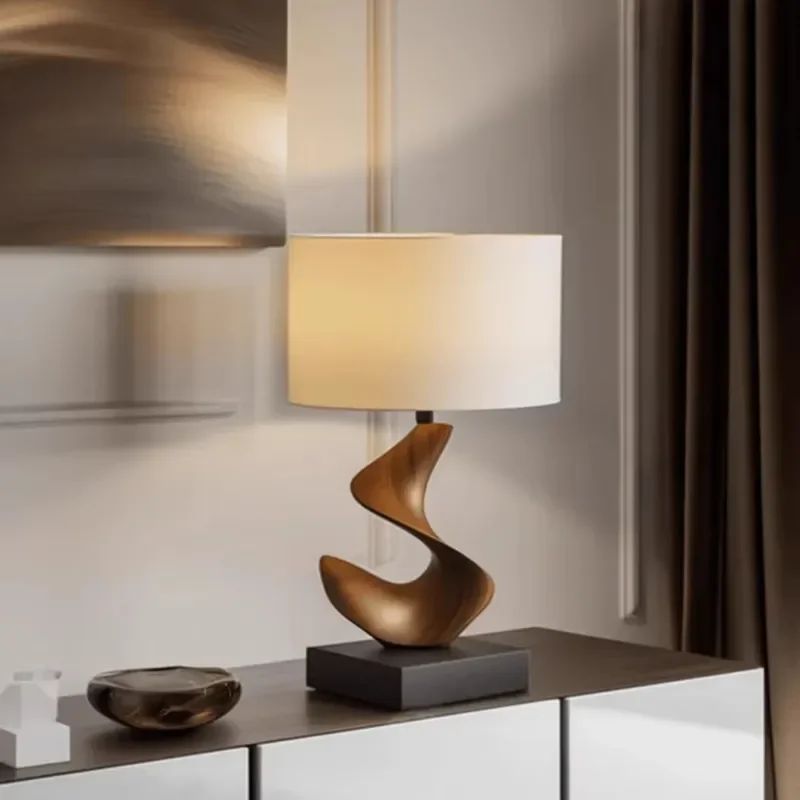 Hand-carved Solid Wood Wall-mounted Lamp with a Medieval-modern Style Suitable for Bedrooms and Living Rooms