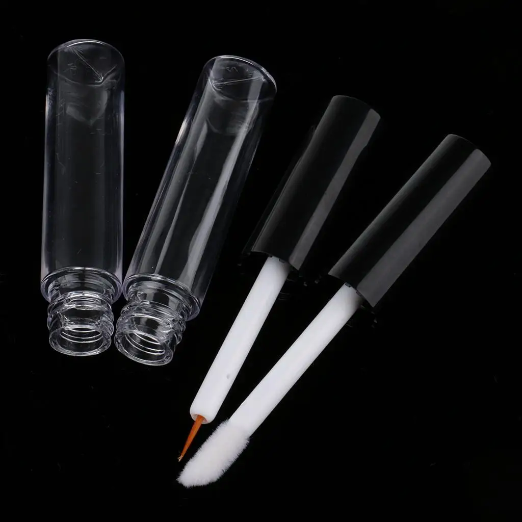 3 szt. Puste tubki na aplikatory do tuszu do rzęs, pojemniki na olejek do wzrostu rzęs i błyszczyk