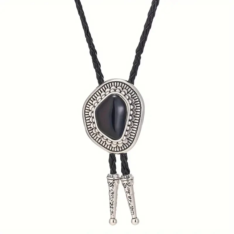 Fashion irregular graphic bolo tie