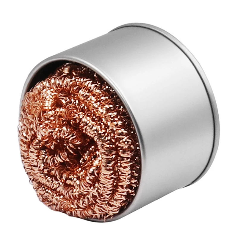 Copper Wire Cleaning Ball Iron Nibs Soldering Waste Absorption Iron Nib Cleaner De-Soldering Steel Wire Ball