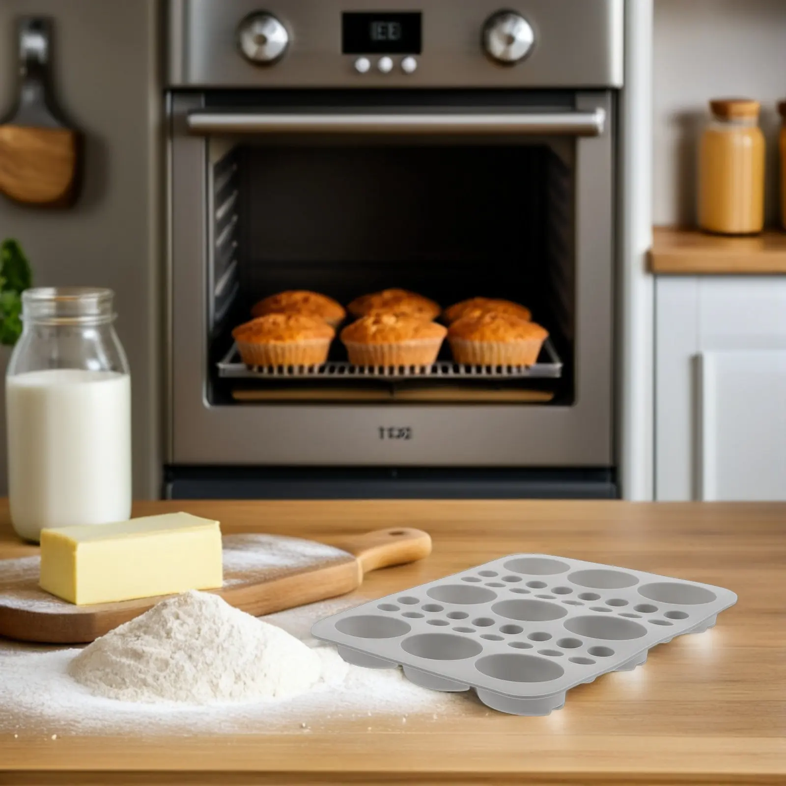 

Набор из 2 силиконовых форм для шоколада в форме кофейных зерен для фонданта, тортов, муссов, DIY выпечки, антипригарные, легко извлекаемые, для десертов