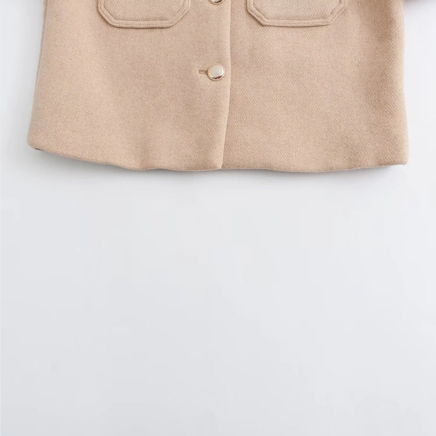 

Metal Button Jaet Women's Sle Loose Fit ort Outerwear Autumn 2025 New Arrival Z Brand European Sle Coat