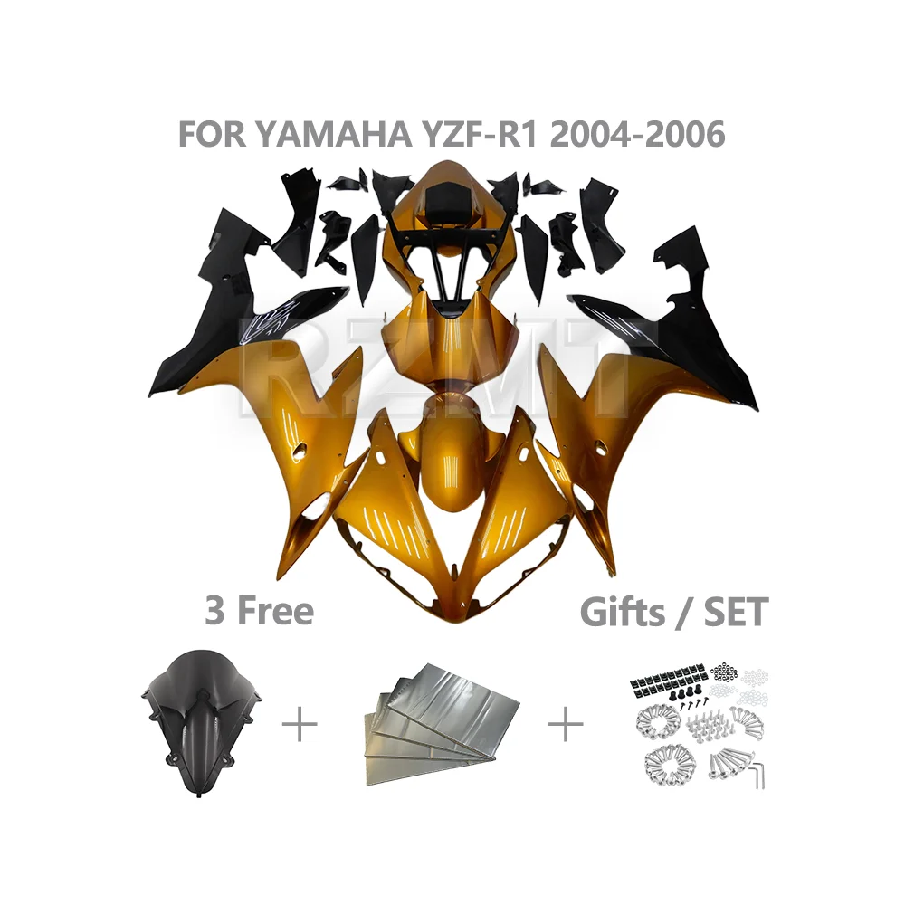 

Комплект обтекателя для мотоцикла YAMAHA YZF-R1 2004-2006 YZF R1, детали рамы и кузова мотоцикла, детали обтекателя из АБС-пластика Y1005-111a