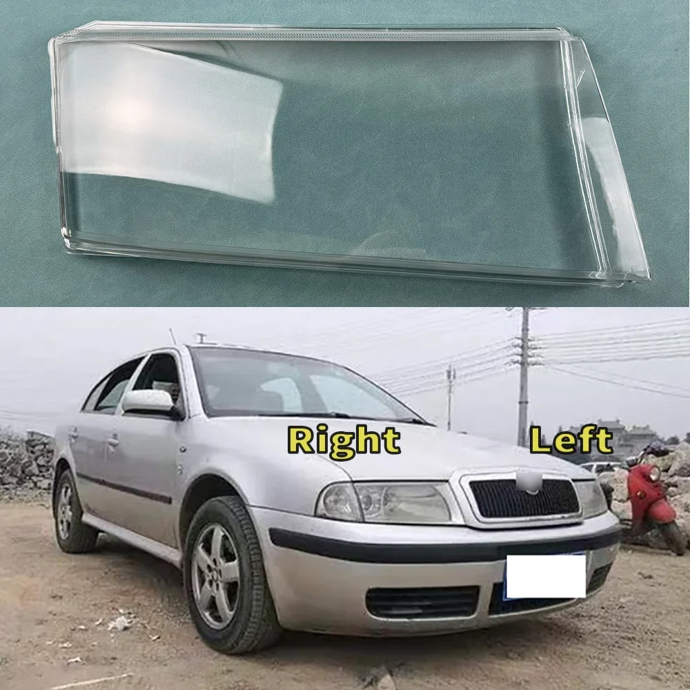 

For Skoda Octavia (Overseas Version) 2001 2002 2003 2004 Headlamp Cover Transparent Lampshade Headlight Shell Lens Plexiglass