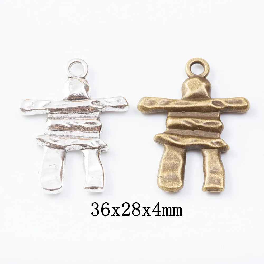 

10pieces (Stone Man) vintage zinc alloy charm metal pendant DIY jewelry discovery making accessories 1314