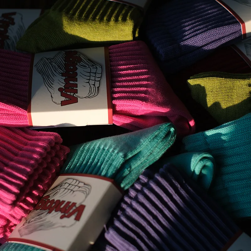 Fashion Basic Socks For Men and Women Solid Color Spring Summer Winter High Quality Cotton Socks Middle Tube Couple Sport Socks