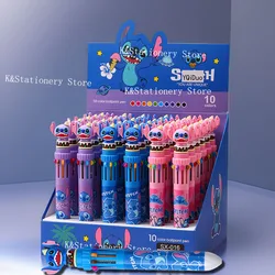 Lilo & Stitch Criativo Multi-Color Gel Pen, Caneta Estudantes, Material Escolar Infantil, Ponto Caneta Esferográfica, Ferramentas de escrita, Papelaria, Bonito