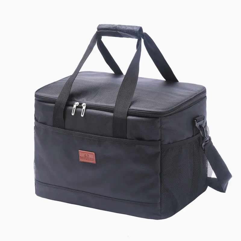 33L Tote Cooler Bag with Hard Liner Large Insulated Portable Picnic Lunch Bag Box Cooling Bag for Camping Outdoor Activities